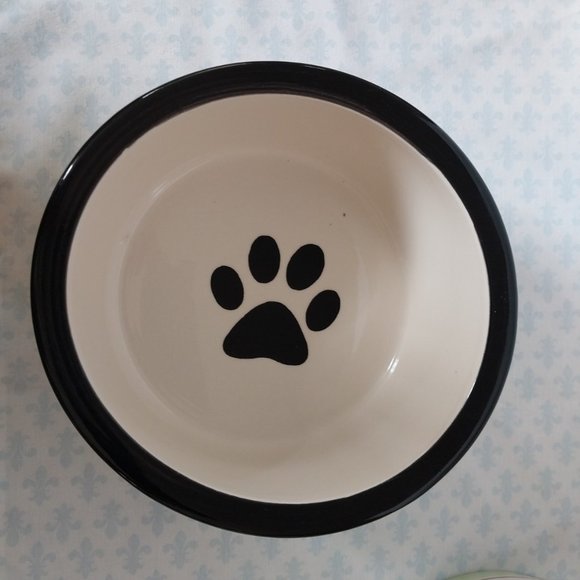 Retro Inspired Font Thirsty and Hungry Ceramic Dog Bowls - Picture 4 of 6